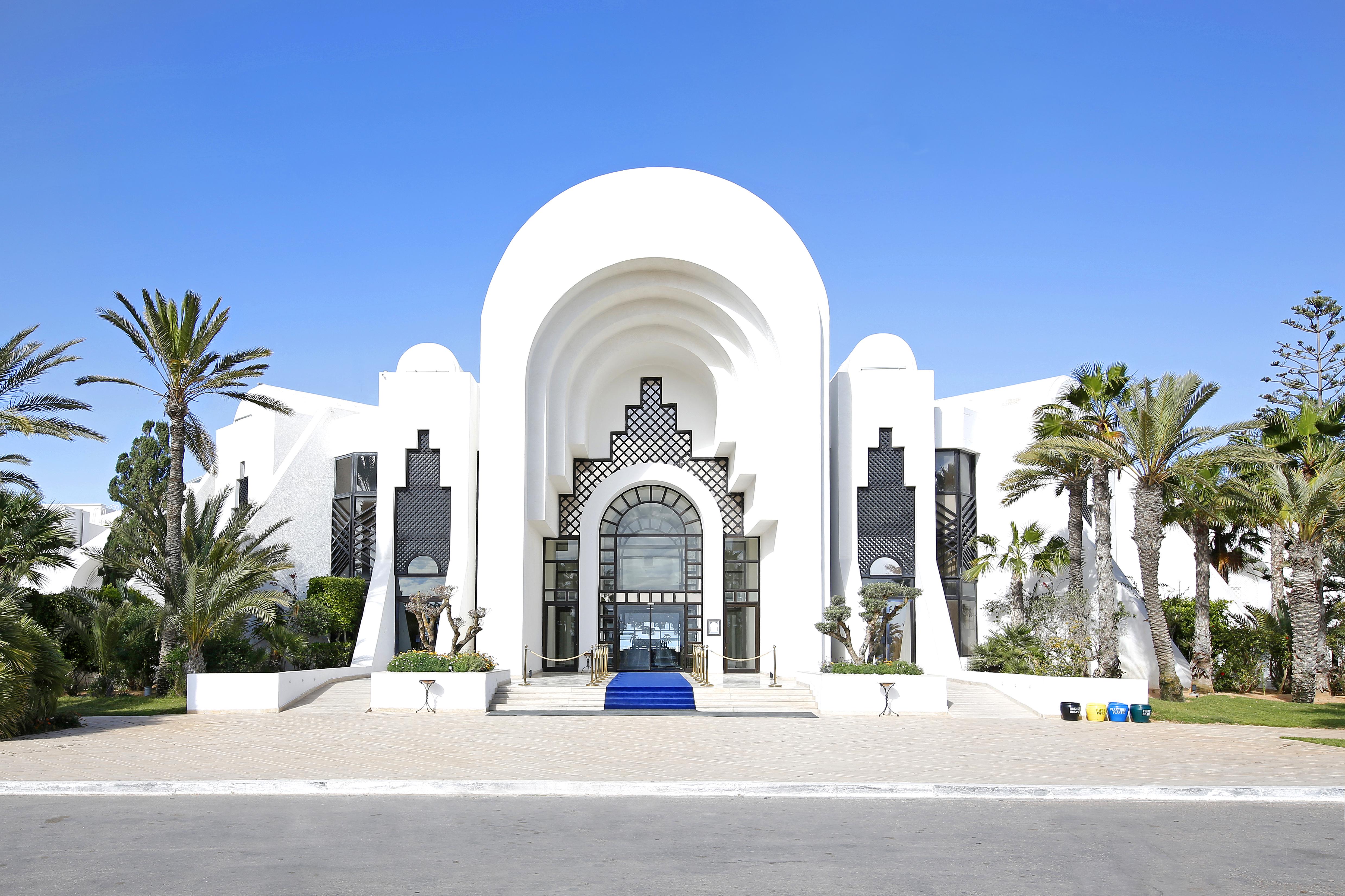 Radisson Blu Palace Resort & Thalasso, Djerba Mezraia Esterno foto The main entrance of the hotel